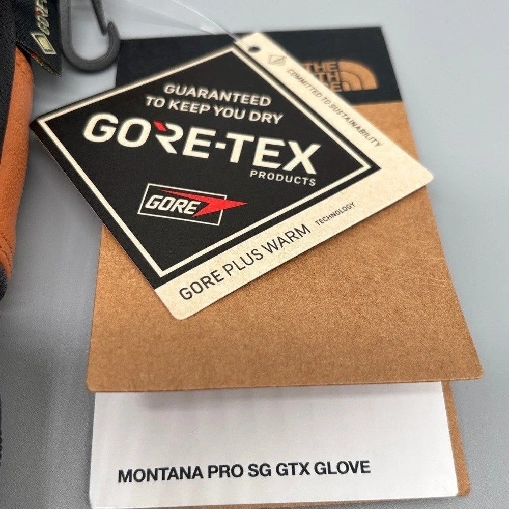 The‎ North Face Montana Pro SG GTX Gore-tex Asphalt Grey Gloves Men's Sz Med NWT